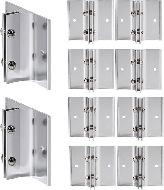 Aluminum Corridor Sign Holder, 10 Pack Direct Sign Mount Bracket, Design by SINKAA