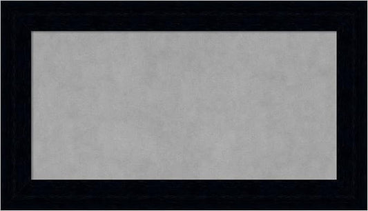 Amanti Art Black Framed Magnetic Board 16x28 Small Vision Board by AmantiArt