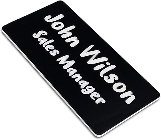 SINYUDUN Custom Engraved Name Tag Badges by Unknown