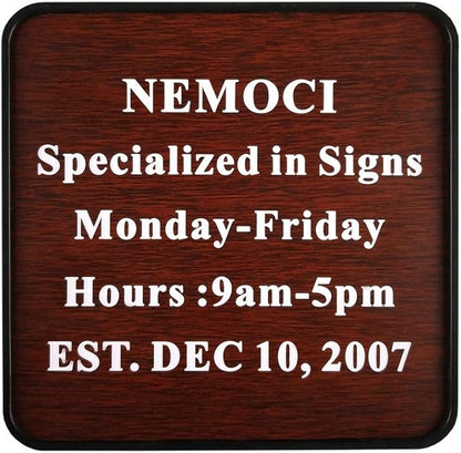 Custom Engraved Door Suite Wall Sign | Office Sign | Personalized Wall Plaque | by Icomecn