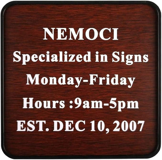Custom Engraved Door Suite Wall Sign | Office Sign | Personalized Wall Plaque | by Icomecn