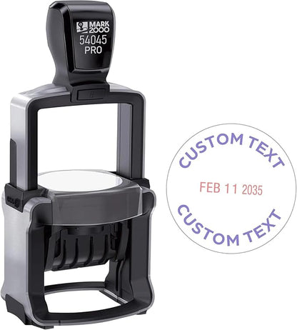 Mark 2000 54045 Professional Self Inking Round Date Stamp by Mark2000