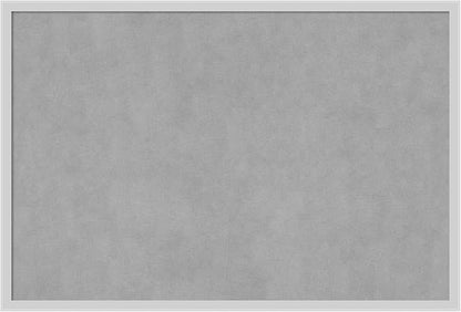 Amanti Art Silver Framed Magnetic Board 25x37 Large Vision Board by AmantiArt