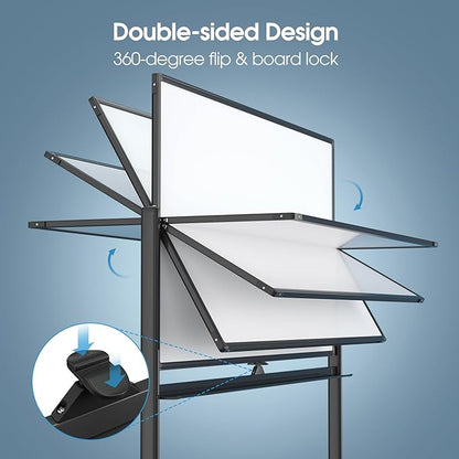 MaxGear Large Rolling Whiteboard - Image 2