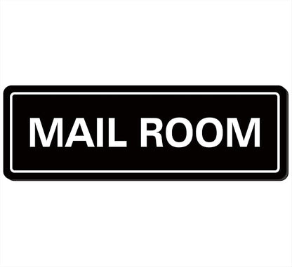 Mail Room Sign – Premium Frosted Acrylic Material, Strong Self-Adhesive by Unknown