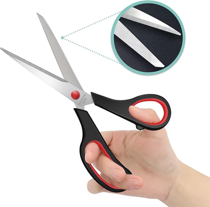 Sewing Craft Scissors Bulk, Stainless Steel Shears - Image 4