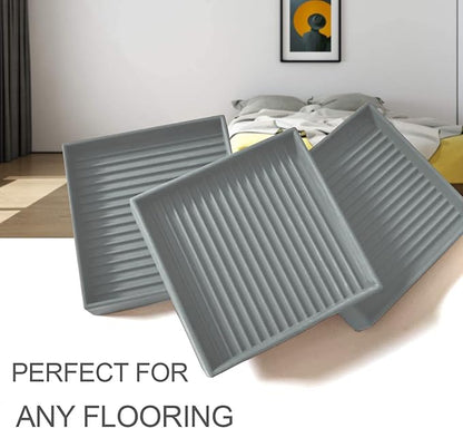 Yelanon Furniture Coasters, Rubber Furniture Feet, Anti Slide Floor Protector - Image 2