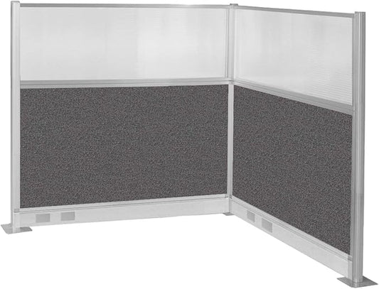 Versare Pre-Configured Hush Panel Electric Cubicle | Workstation Divider Walls by VERSARE