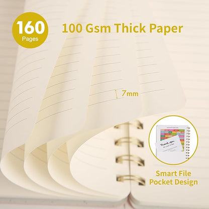 Oneirom Spiral Notebook-6.10" x 8.19" College Ruled Journal - Image 3
