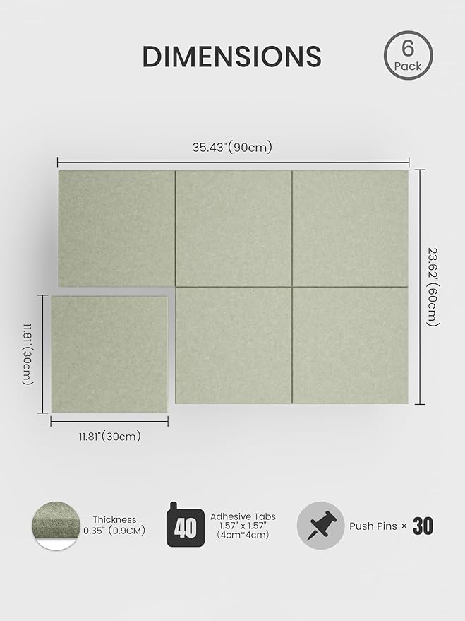 Bumusty Large Cork Board 36"x24" Alternative - Image 2