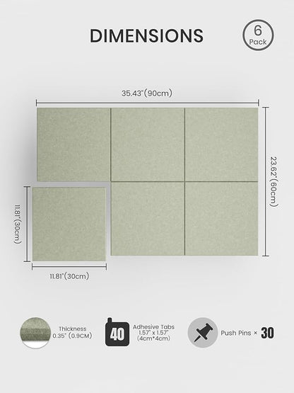 Bumusty Large Cork Board 36"x24" Alternative - Image 2