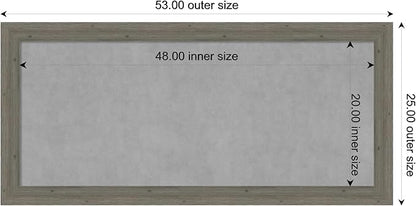 Amanti Art Grey Framed Magnetic Board 25x53 Oversize Vision Board - Image 3