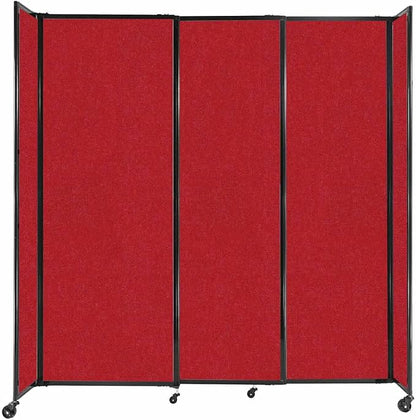 Versare Straightwall Sliding Portable Wall Partition | Freestanding Office by VERSARE