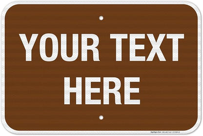 Custom Sign, Personalized Metal Signs, Customize by SigoSigns