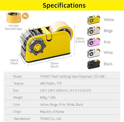 Multi-Section Tape Dispenser ZO-508: Innovative Cutter - Image 8