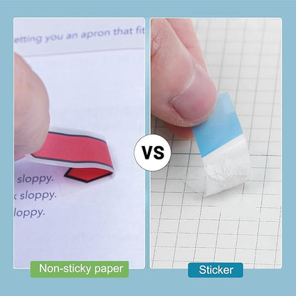 Golcellia 3 X 300 Tablets, Transparent Sticky Notes, Page Markers, Book Tabs - Image 6