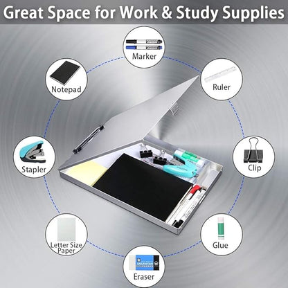 ROCOFF Metal Clipboard with Storage - Image 3