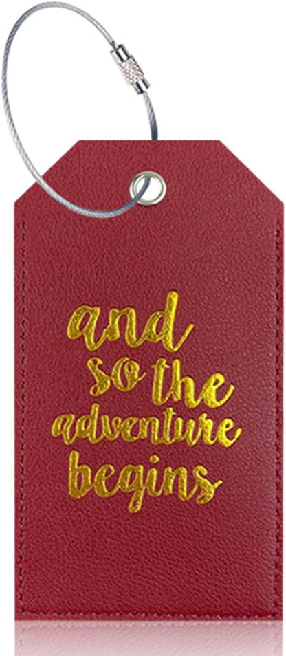 Portable Leather Travel Labels - Image 7