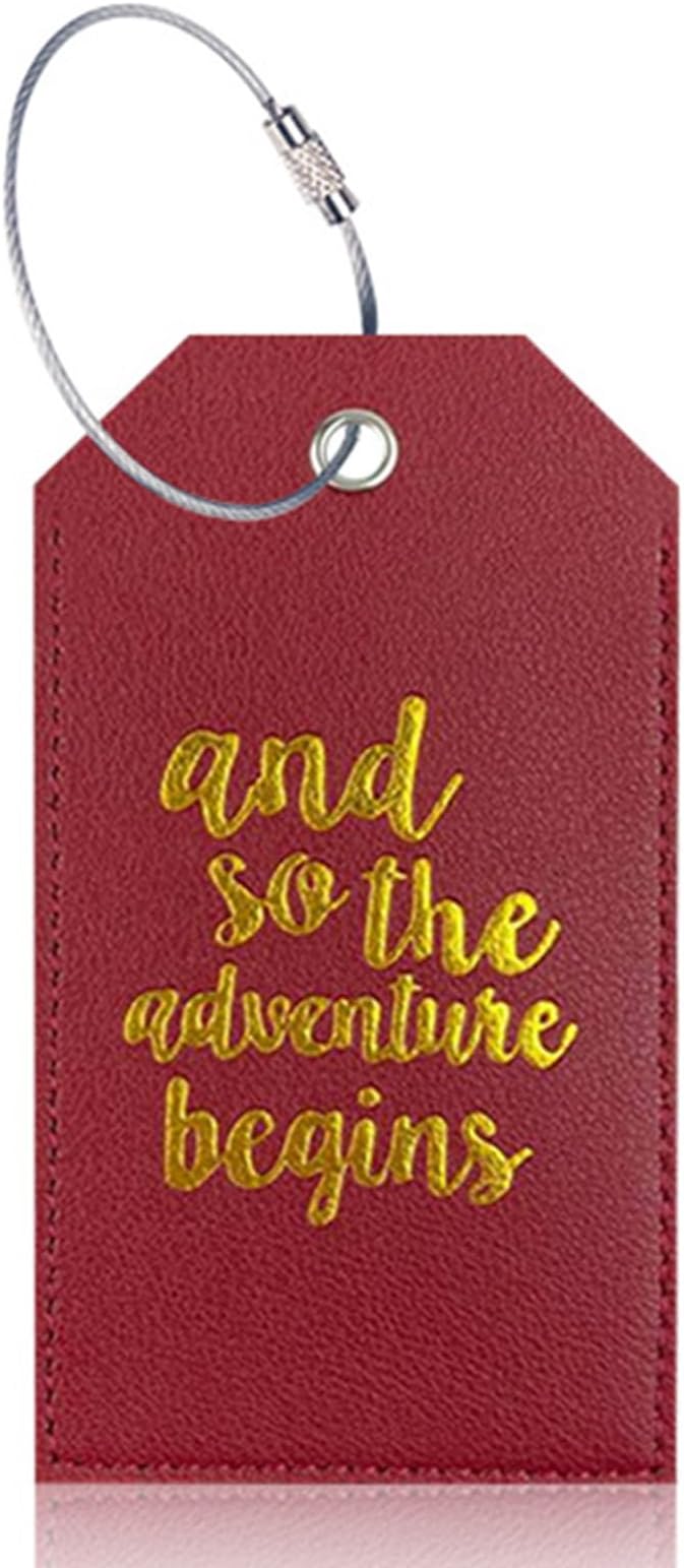 Portable Leather Travel Labels - Image 5