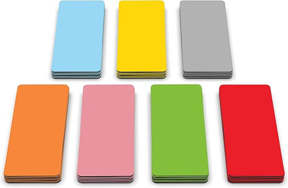 Attractivia Dry Erase Magnetic Labels 2.8 x 1.2 in, Solid Colors, Dry Erase by Attractivia