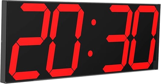 LED Large Digital Wall Clock, Oversize Wall Clock by CHKOSDA