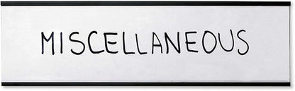 SmartSign Magnetic 'C' Channel Label Holders | 2.5" x 8" Pack of 10 - Image 5