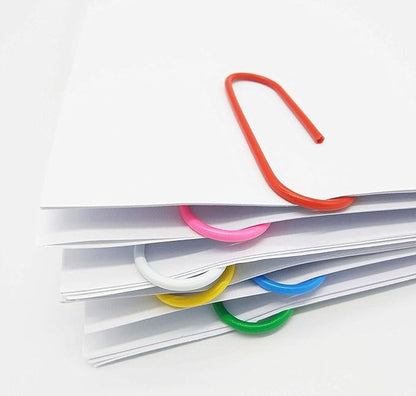 Vinaco Paper Clips Colorful, Durable and Rustproof, Coated Large Paperclips - Image 4