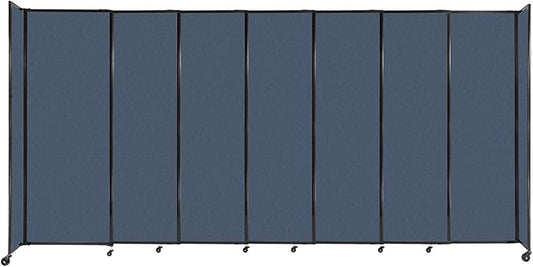 Versare Straightwall Sliding Portable Wall Partition | Freestanding Office by VERSARE