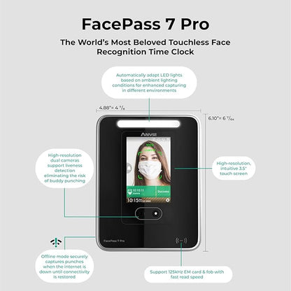 ANVIZ Time Clocks for Employees Small Business - Image 8