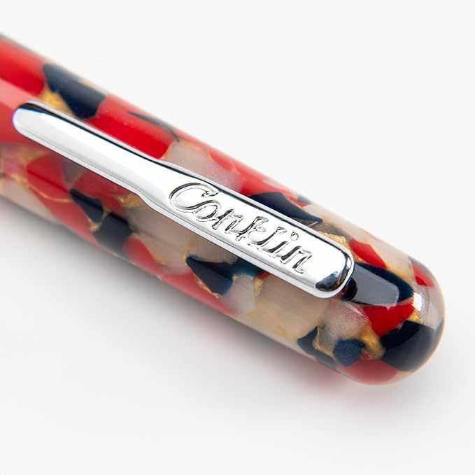 Conklin All American Fountain Pen in Old Glory – Medium Nib, Patriotic Red - Image 8