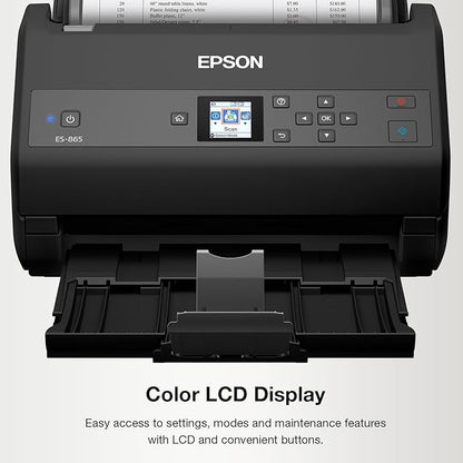 Epson Workforce ES-865 High Speed Color Duplex Document Scanner - Image 6