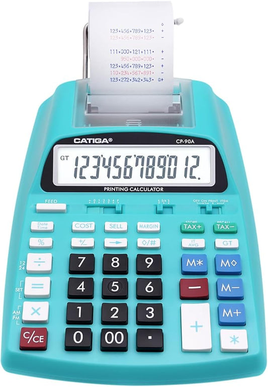 CATIGA New & Upgraded 2025 Printing Calculator Adding Machine 10 Key, Desktop by CATIGA