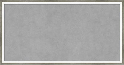 Amanti Art Silver Framed Magnetic Board 13x25 Small Vision Board by AmantiArt