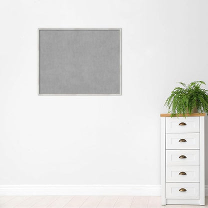 Amanti Art Silver Framed Magnetic Board 33x41 X-Large Vision Board - Image 5