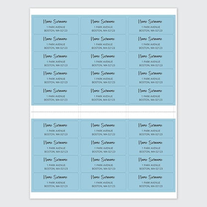 Dotty about Paper Personalized Sky Blue Colorblock - Image 3