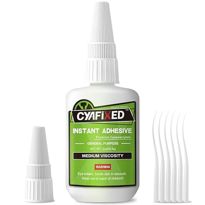 Medium Super Glue Kit, 56.8 Gram CA Glue by CYAFIXEDSUPERGLUE