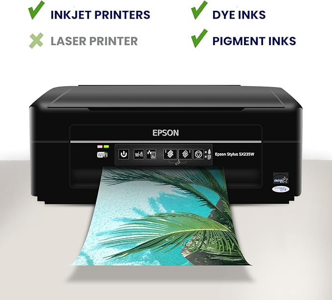 Double Sided Matte Photo Paper 4x6, Goefun 200GSM/54LB Inkjet Printer Paper - Image 3