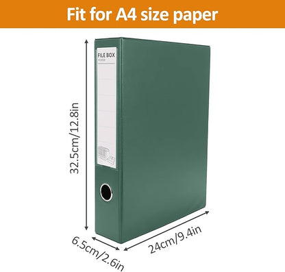 HUA JIE A4 Storage File Boxes Plastic Archives Cases - Image 2