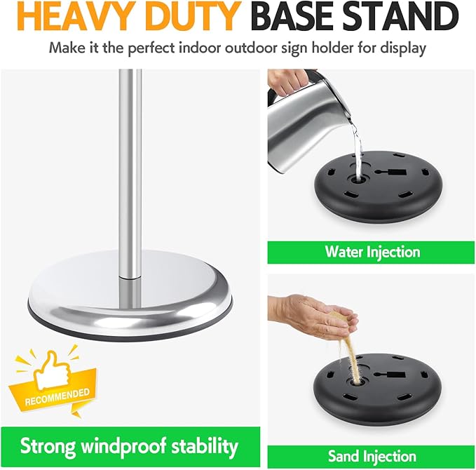 RedChili Adjustable Sign Holder Stand - Image 6
