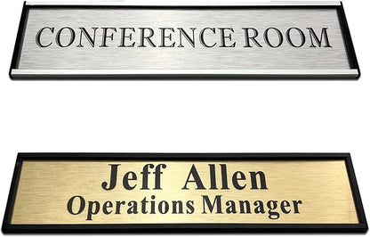 SINKAA Personalized Name Plate for Door or Wall, 2 x 8 inch Custom Office - Image 2