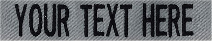 Custom Uniform Name Tapes Solid Colors. Made in The U.S.A. Ships Under 24 by NORTHERNSAFARI