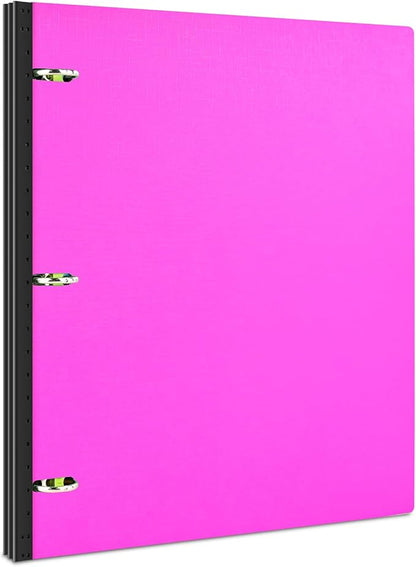 INFUN Telescoping 3 Ring Binder, Portable Plastic 0.75 inch 3 Ring Binder by INFUN