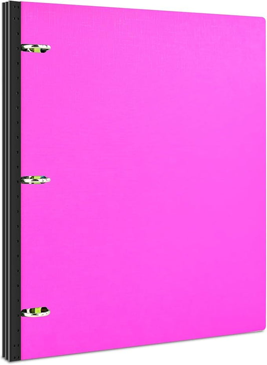 INFUN Telescoping 3 Ring Binder, Portable Plastic 0.75 inch 3 Ring Binder by INFUN