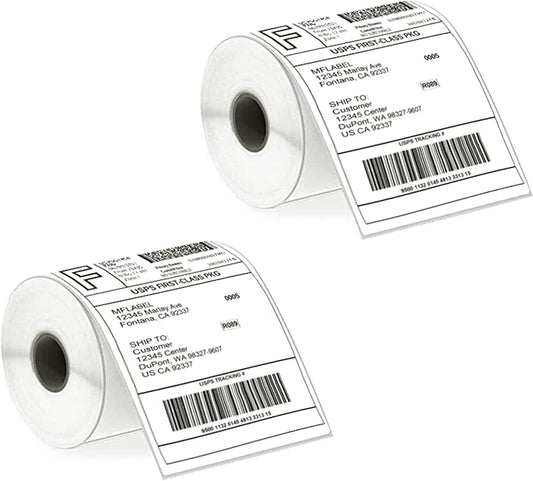 MFLABEL 4x6 Thermal Shipping Labels by MFLABEL