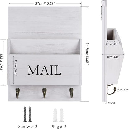 DLQuarts Mail Organizer with Key Holder - Image 5