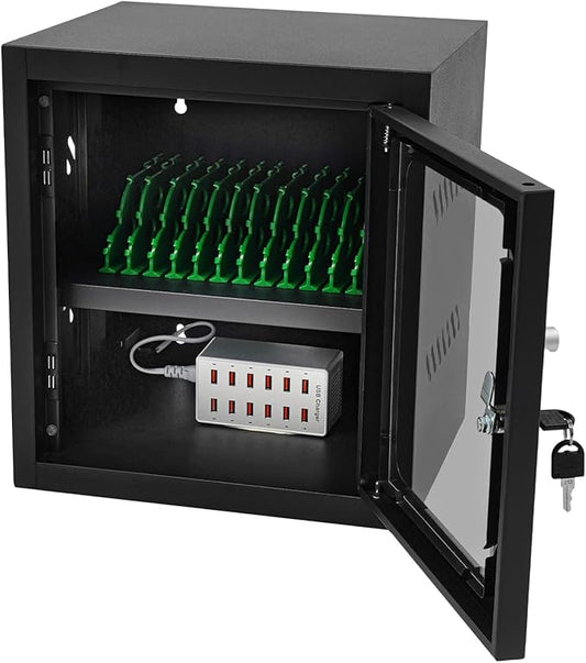 QUEWATSA Cell Phone Charging Station, 12-Device Rechargeable Mobile Phones by QUEWATSA