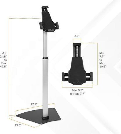 Mount-It! iPad Kiosk Stand, Anti-Theft Floor Stand - Image 7