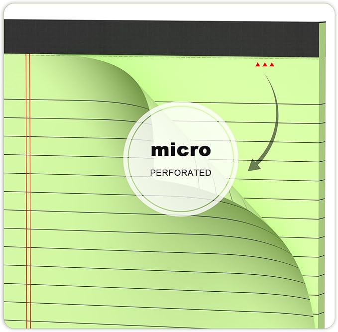 AILZFEI 5pcs Colored Note Pads 5x8 College Ruled Small Legal Pads Paper - Image 5