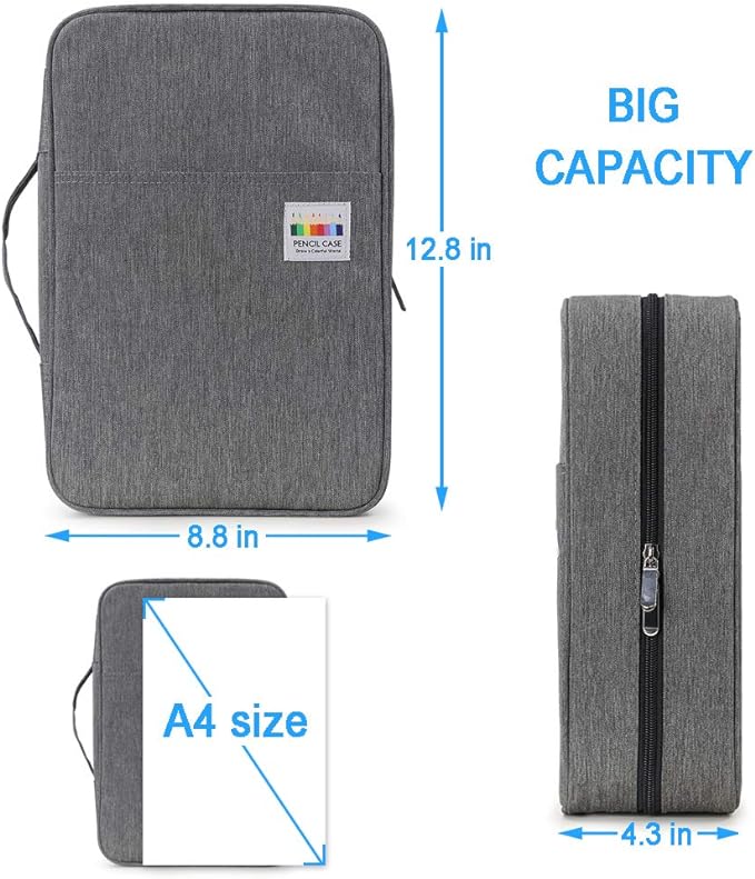 YOUSHARES Big Capacity Colored Pencil Case - Image 6
