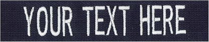 Custom Uniform Name Tapes Solid Colors. Made in The U.S.A. Ships Under 24 by NORTHERNSAFARI